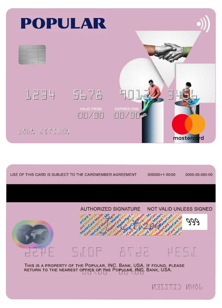 USA Popular, Inc. Bank mastercard